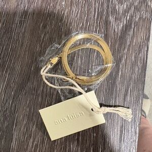 Ana Luisa Gold Mesh Bracelet